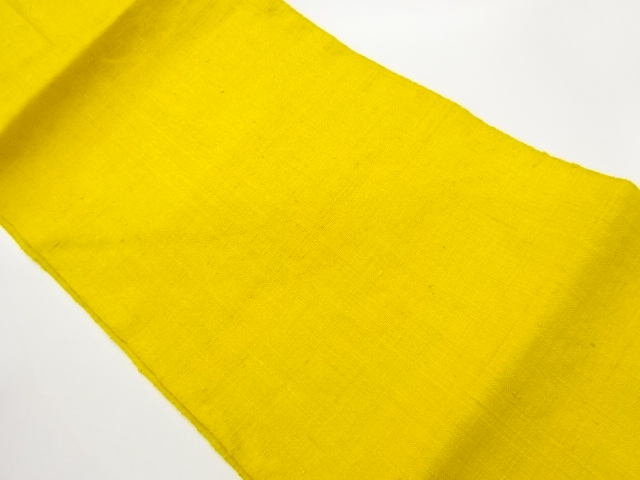 手織り真綿紬無地名古屋帯